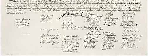 signatures of the signers